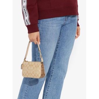 Сумка COACH Nolita In Colorblock Signature Canvas Medium