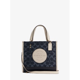 Сумка COACH Dempsey Tote 22 C5638 In Signature Jacquard With Coach Patch Small