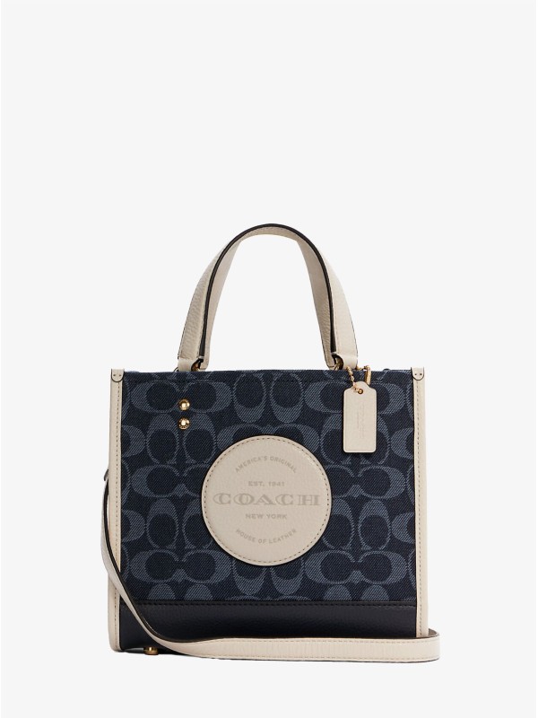 Сумка COACH Dempsey Tote 22 C5638 In Signature Jacquard With Coach Patch Small Сумка COACH Dempsey Tote 22 C5638 In Signature Jacquard With Coach Patch Small