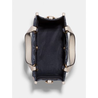 Сумка COACH Dempsey Tote 22 C5638 In Signature Jacquard With Coach Patch Small