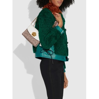 Сумка COACH Parker 18 34256 In Signature Canvas Small