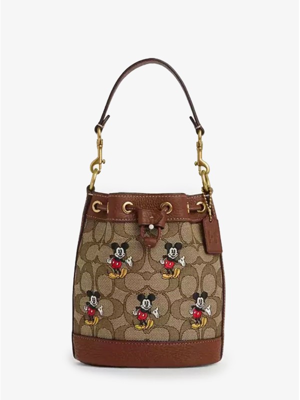 Сумка COACH Dempsey Bucket Bag With Mickey Mouse Print Small Сумка COACH Dempsey Bucket Bag With Mickey Mouse Print Small