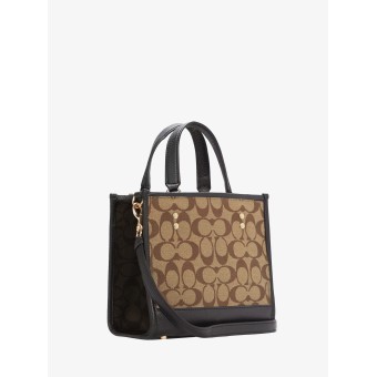 Сумка COACH Dempsey Tote Bag In Signature Canvas Small
