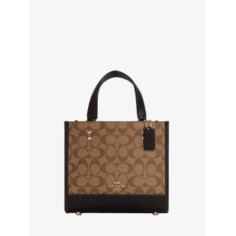 Сумка COACH Dempsey Tote Bag In Signature Canvas Small