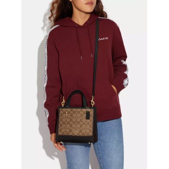 Сумка COACH Dempsey Tote Bag In Signature Canvas Small