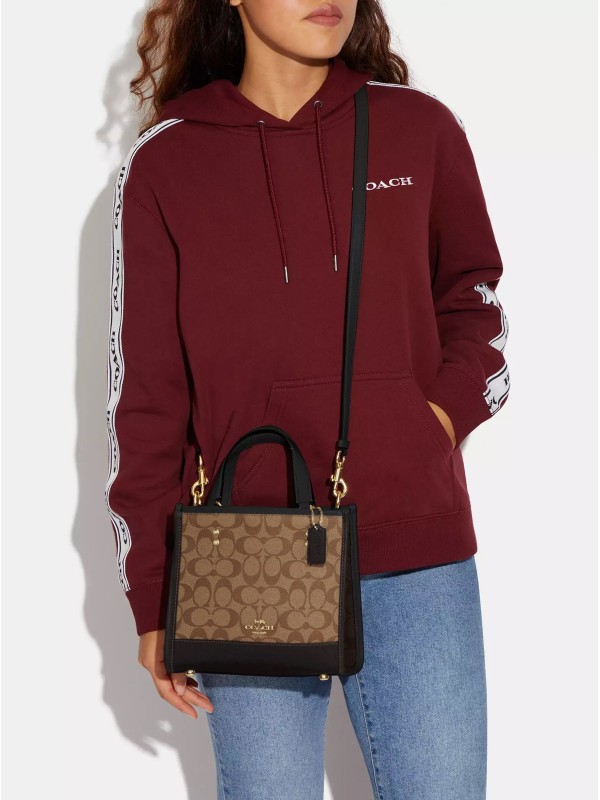 Сумка COACH Dempsey Tote Bag In Signature Canvas Small Сумка COACH Dempsey Tote Bag In Signature Canvas Small