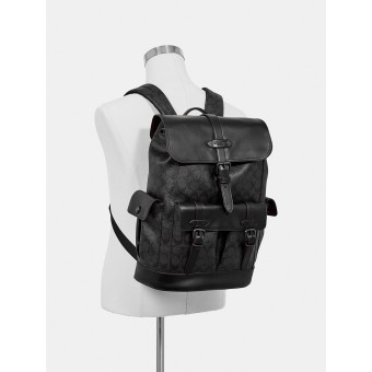 Рюкзак COACH Hudson Backpack 50044 In Signature Canvas Large
